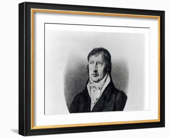 Georg Wilhelm Friedrich Hegel, Engraved by F.W Bollinger, C.1825-Johann Christian Xeller-Framed Giclee Print