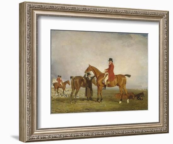 George, 5th Duke of Gordon on 'Tiny', 1806-7-Benjamin Marshall-Framed Giclee Print