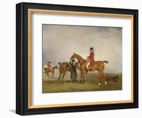 George, 5th Duke of Gordon on 'Tiny', 1806-7-Benjamin Marshall-Framed Giclee Print