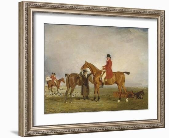 George, 5th Duke of Gordon on 'Tiny', 1806-7-Benjamin Marshall-Framed Giclee Print