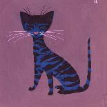 The Blue Cat, 1970s-George Adamson-Giclee Print