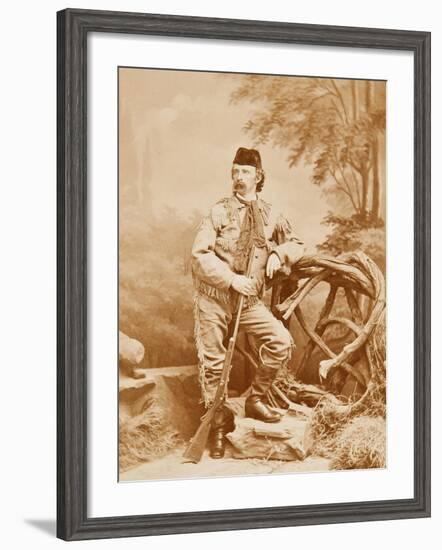 George Armstrong Custer To Lead Buffalo Hunt With Russian Duke-James Scholten-Framed Art Print