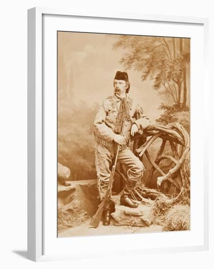 George Armstrong Custer To Lead Buffalo Hunt With Russian Duke-James Scholten-Framed Art Print