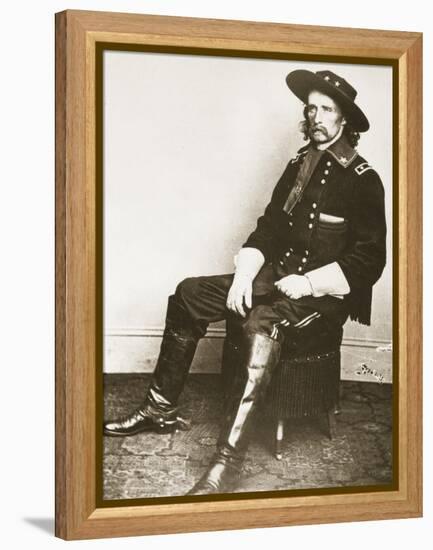 George Armstrong Custer-Mathew Brady-Framed Premier Image Canvas