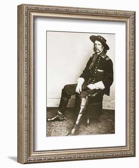 George Armstrong Custer-Mathew Brady-Framed Giclee Print