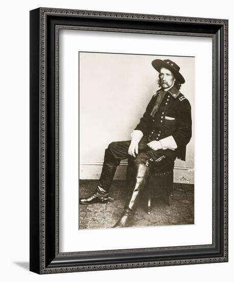 George Armstrong Custer-Mathew Brady-Framed Giclee Print