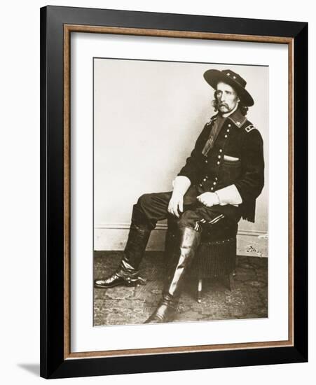 George Armstrong Custer-Mathew Brady-Framed Giclee Print