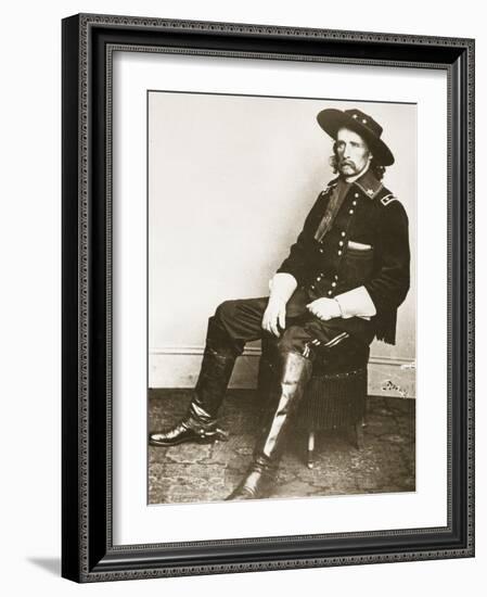 George Armstrong Custer-Mathew Brady-Framed Giclee Print