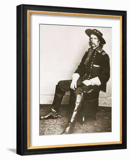 George Armstrong Custer-Mathew Brady-Framed Giclee Print