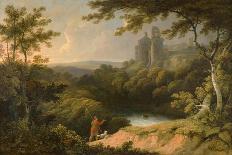 Ruins of Rosslyn Castle, Midlothian, 1810-George Arnald-Framed Premium Giclee Print