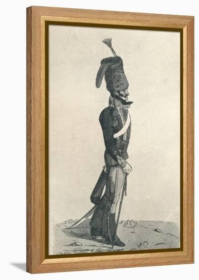 'George Augustus Quentin ('An officer of the 10th, or Prince of Wales's Hussars, taken from life')'-Robert Dighton-Framed Premier Image Canvas
