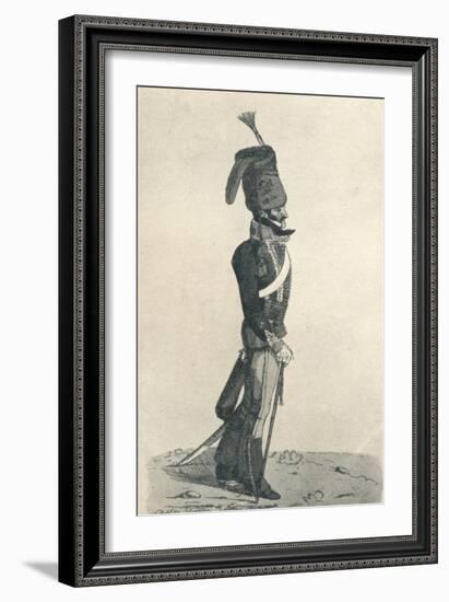 'George Augustus Quentin ('An officer of the 10th, or Prince of Wales's Hussars, taken from life')'-Robert Dighton-Framed Giclee Print