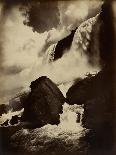Les chutes du Niagara sous la neige-George Barker-Giclee Print
