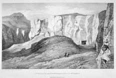 Approach to the Tombs of the Kings at Thebes, 19th Century-George Barnard-Giclee Print