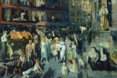 Dempsey and Firpo-George Bellows-Giclee Print