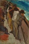 In the Steerage, 1900 (Oil on Canvas)-George Benjamin Luks-Framed Giclee Print
