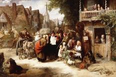 Market Day, 1856 (Oil on Panel)-George Bernard O'neill-Giclee Print