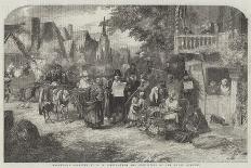 Market Day, the Arrival of the Hippodrome-George Bernard O'neill-Giclee Print