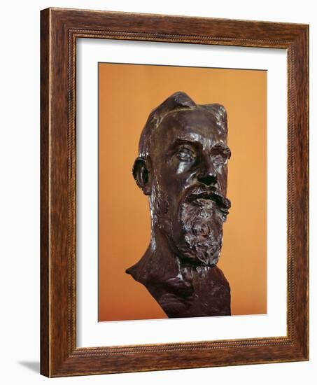 George Bernard Shaw, 1906 (Bronze)-Auguste Rodin-Framed Giclee Print