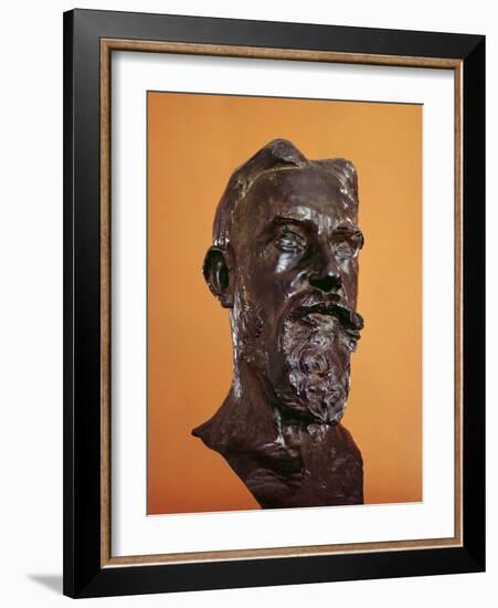 George Bernard Shaw, 1906 (Bronze)-Auguste Rodin-Framed Giclee Print