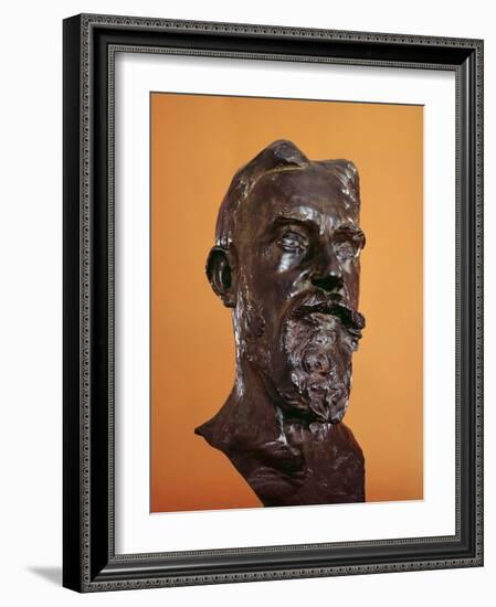 George Bernard Shaw, 1906 (Bronze)-Auguste Rodin-Framed Giclee Print