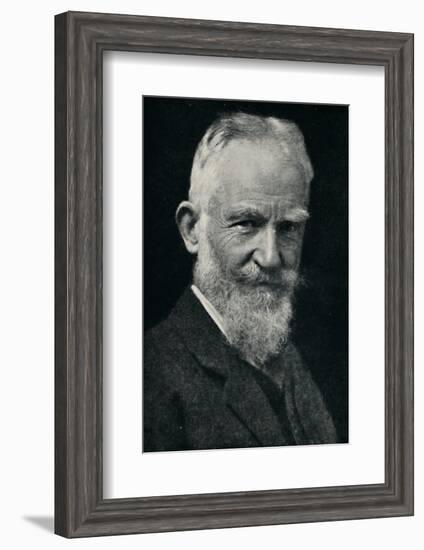 'George Bernard Shaw', c1925-Unknown-Framed Photographic Print