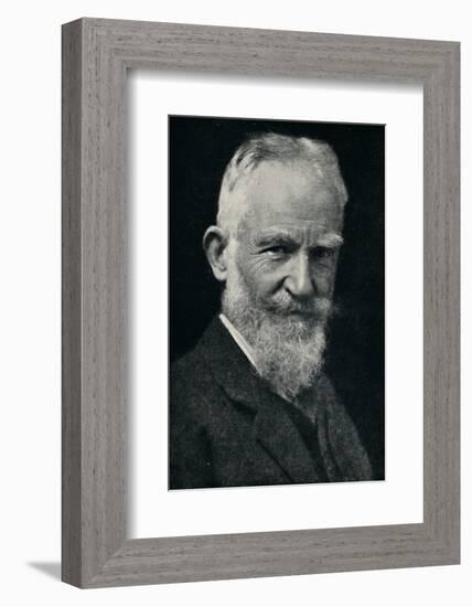 'George Bernard Shaw', c1925-Unknown-Framed Photographic Print