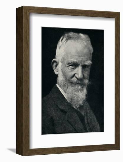'George Bernard Shaw', c1925-Unknown-Framed Photographic Print