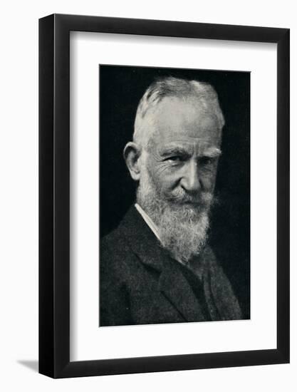 'George Bernard Shaw', c1925-Unknown-Framed Photographic Print