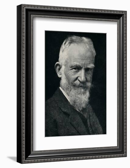 'George Bernard Shaw', c1925-Unknown-Framed Photographic Print