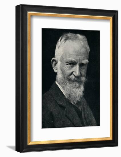 'George Bernard Shaw', c1925-Unknown-Framed Photographic Print