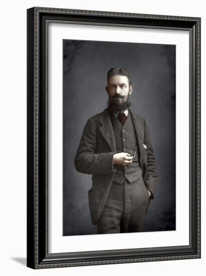 George Bernard Shaw, Irish Dramatist, Critic and Fabian, 1893-W&d Downey-Framed Giclee Print