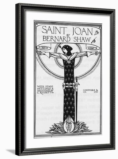 George Bernard Shaw, Saint Joan, 1924-null-Framed Giclee Print