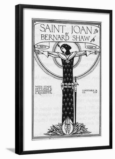 George Bernard Shaw, Saint Joan, 1924-null-Framed Giclee Print