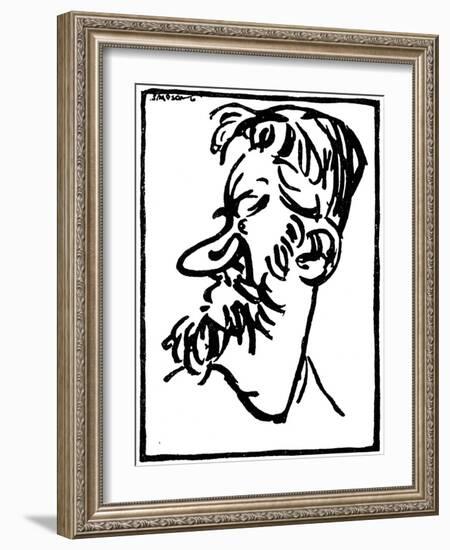 George Bernard Shaw --Joseph Simpson-Framed Giclee Print