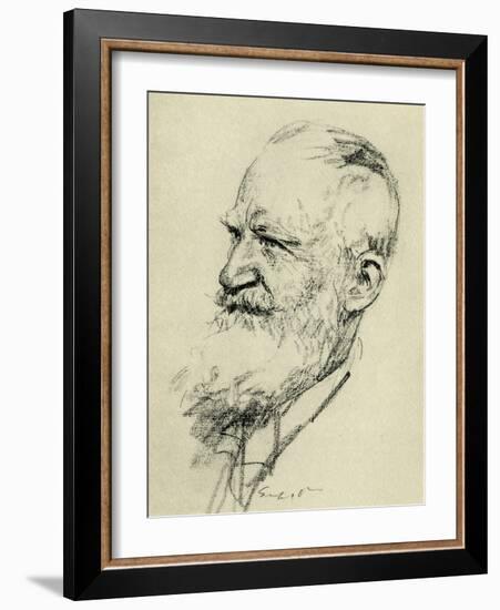 George Bernard Shaw-Joseph Simpson-Framed Giclee Print