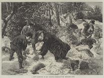 Bloodhounds on the Trail-George Bouverie Goddard-Giclee Print