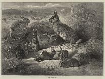 Bloodhounds on the Trail-George Bouverie Goddard-Premier Image Canvas