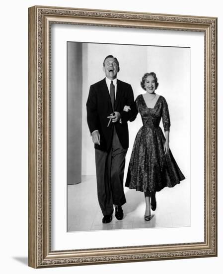 George Burns and Gracie Allen Show, George Burns, Gracie Allen, 1950-1958-null-Framed Photo