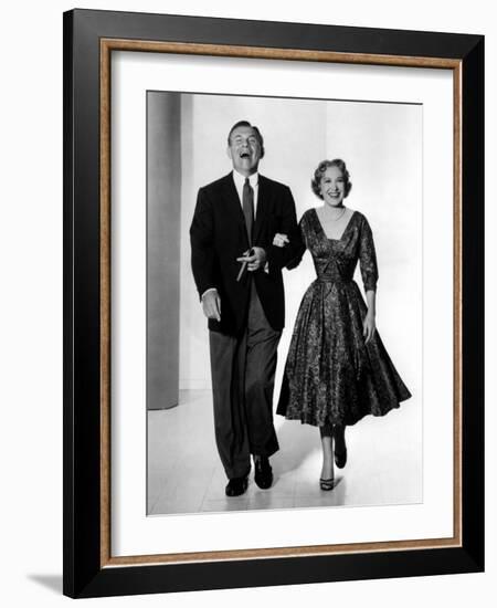 George Burns and Gracie Allen Show, George Burns, Gracie Allen, 1950-1958-null-Framed Photo