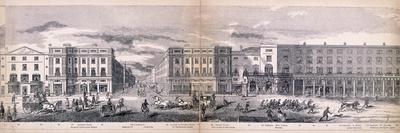 Panorama of London, 1849-George C Leighton-Framed Giclee Print