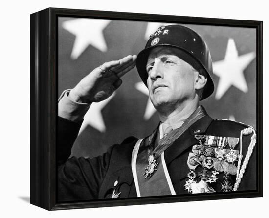 George C. Scott - Patton-null-Framed Stretched Canvas