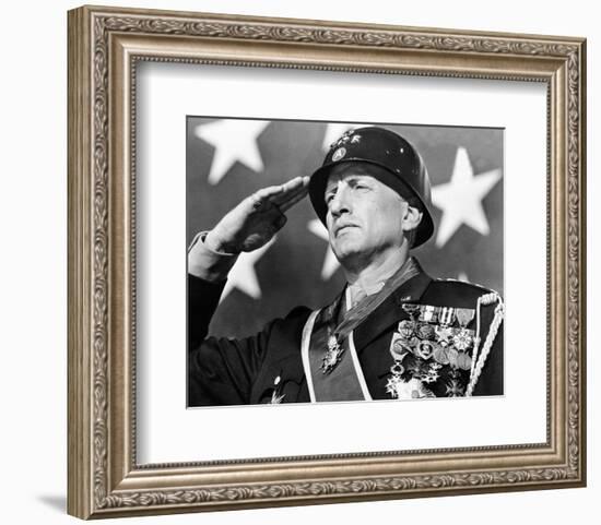 George C. Scott - Patton-null-Framed Photo