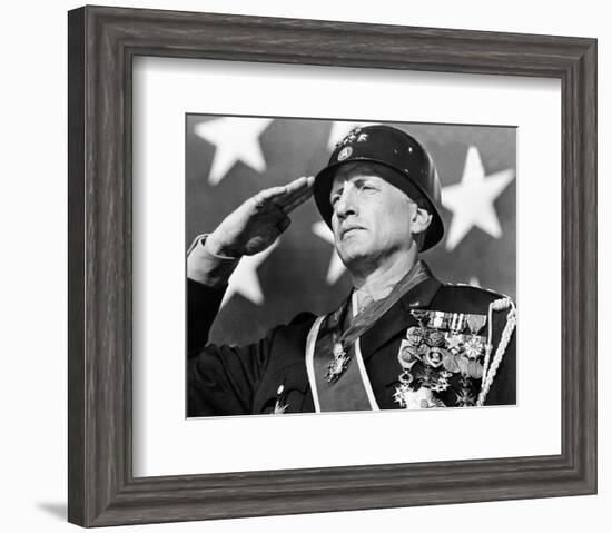 George C. Scott - Patton-null-Framed Photo