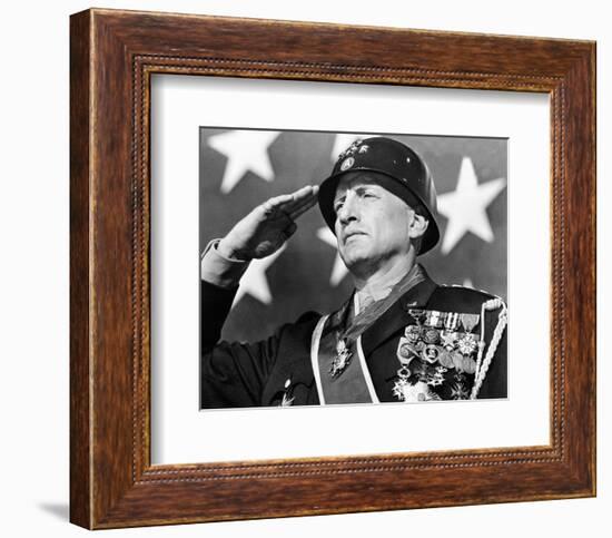 George C. Scott - Patton-null-Framed Photo