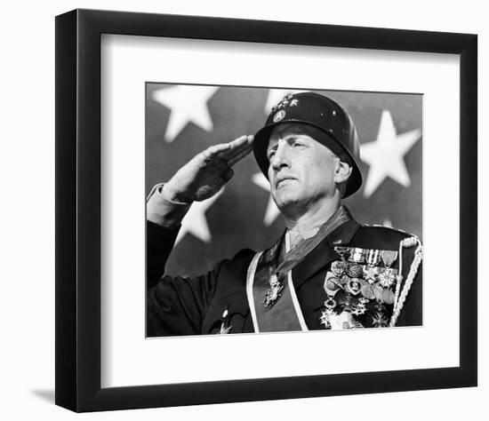 George C. Scott - Patton-null-Framed Photo