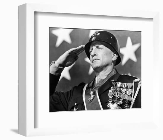 George C. Scott - Patton-null-Framed Photo