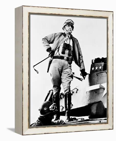 George C. Scott - Patton-null-Framed Stretched Canvas