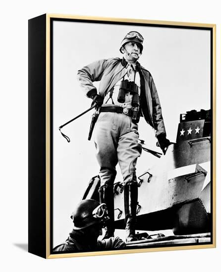 George C. Scott - Patton-null-Framed Stretched Canvas