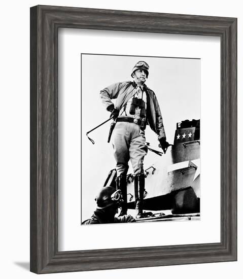 George C. Scott - Patton-null-Framed Photo